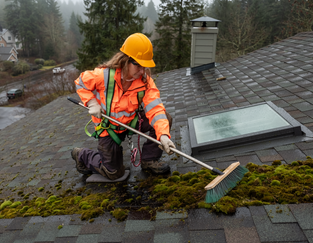 Roof Moss Removal Tacoma
